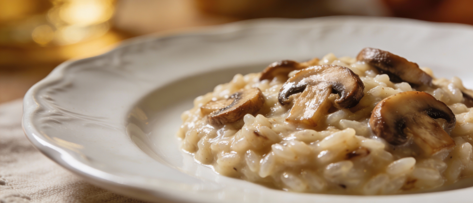 Risotto ai funghi cremoso